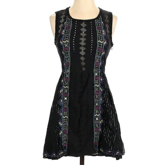 Free People Water Lily Mirror Accent Embroidered Dress - Picture 1 of 5